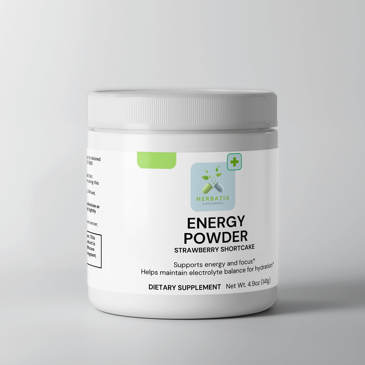 Energy Powder (Strawberry Shortcake)