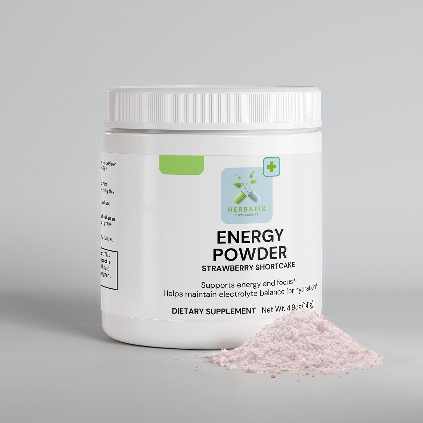 Energy Powder (Strawberry Shortcake)