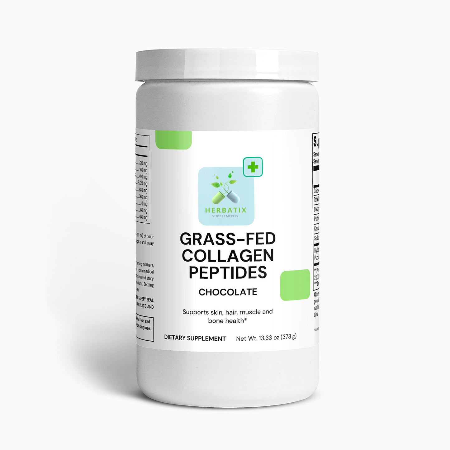 Grass-Fed Collagen Peptides Powder (Chocolate)
