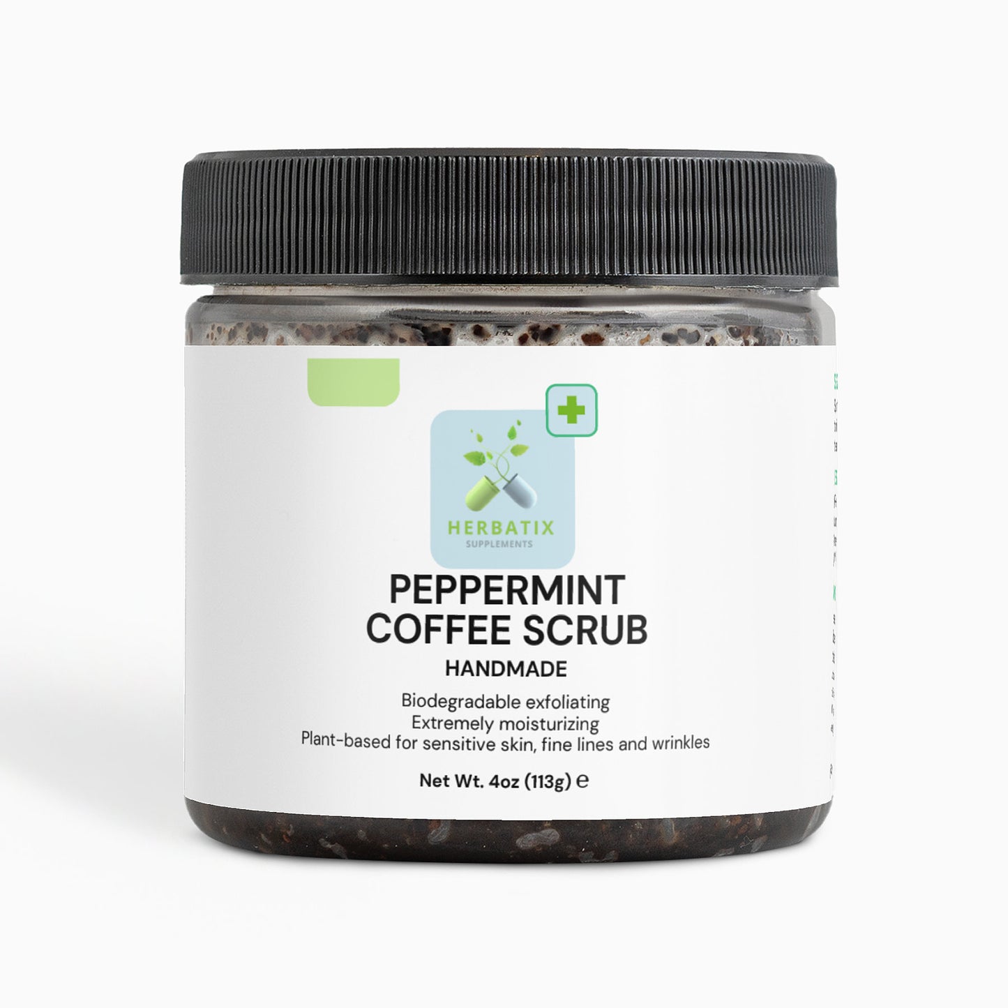 Peppermint Coffee Scrub