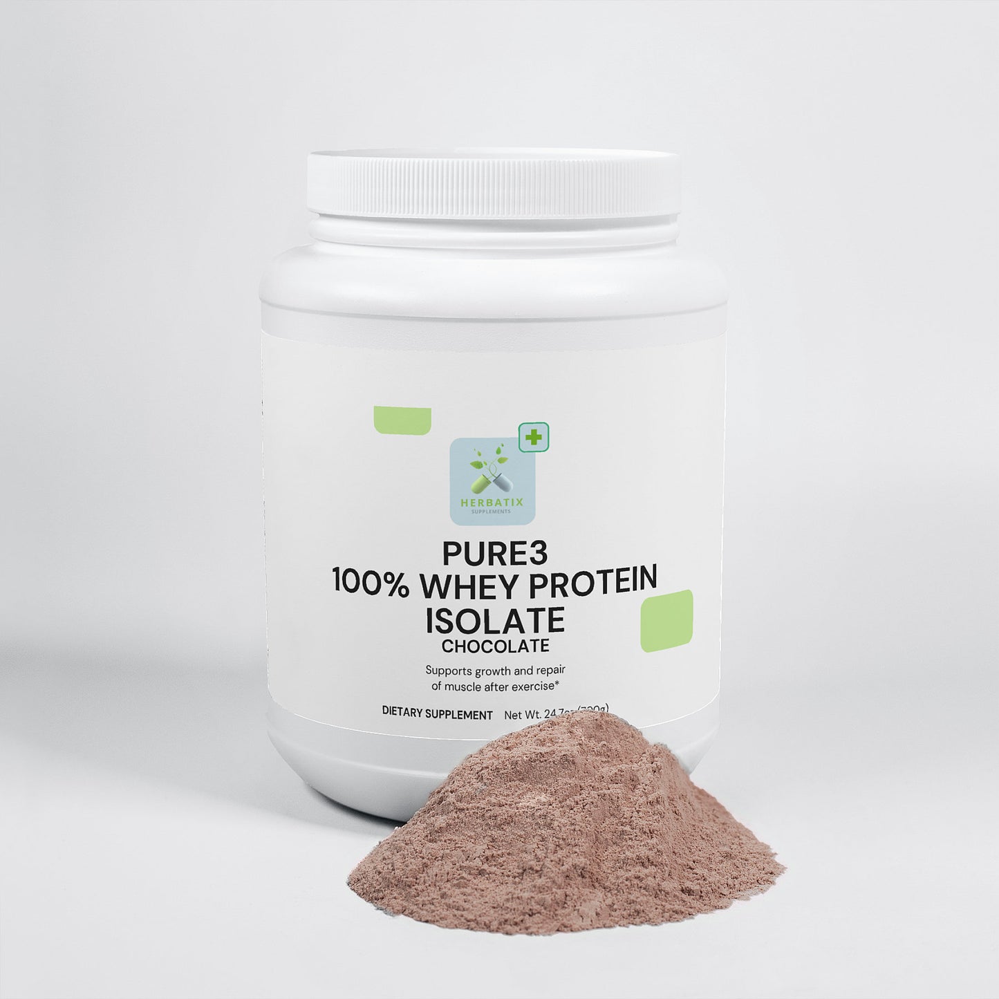 Pure3 100% Whey Protein Isolate (Chocolate)