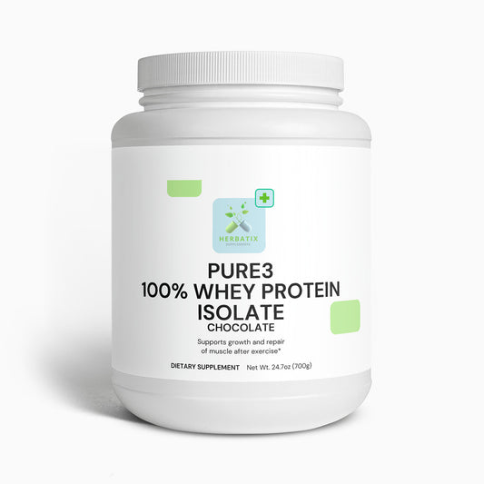 Pure3 100% Whey Protein Isolate (Chocolate)